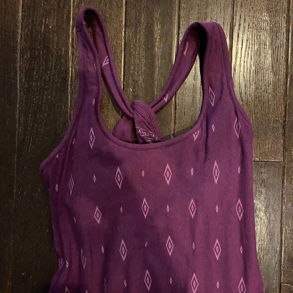 Purple Tribal Athleta Dress - Picture 3 of 6